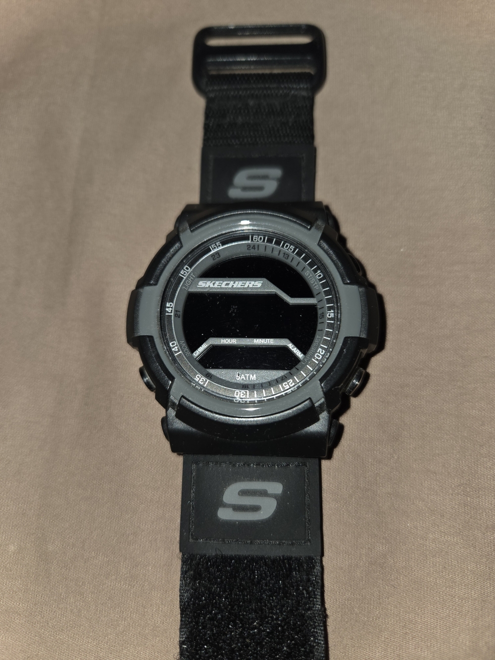 Skechers Black and Gray Digital Sports Watch